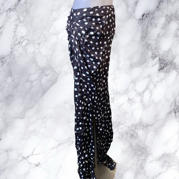 MAJORELLE Fiammetta Maxi Skirt Black & White Dot - Picture 3 of 12